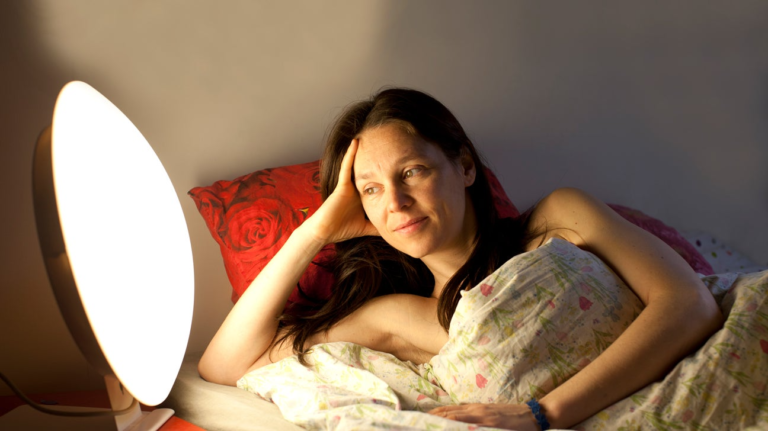 Evening lighting circadian rhythm sleep quality warm amber bedroom setup