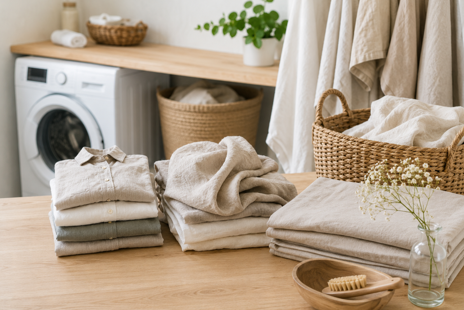 how to care for linen clothing and bedding